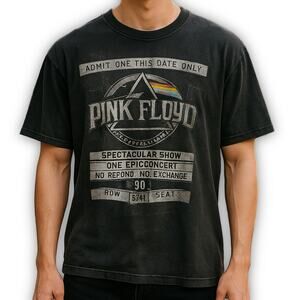 Pink Floyd Graphic Tee Black Concert Shirt XL